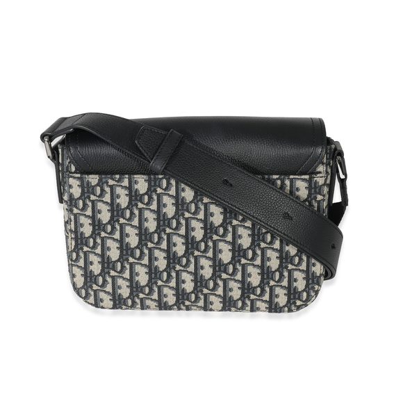 Dior Black Dior Oblique Jacquard Mini Saddle Bag With Strap - Picture 4 of 9